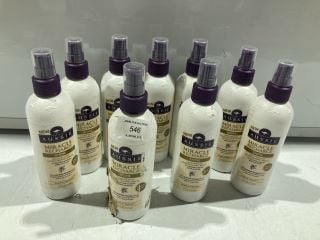 BOX OF AUSSIE MIRACLE RECHARGE SHINE LIGHTWEIGHT CONDITIONING SPRAY