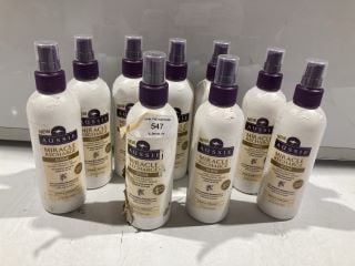 BOX OF AUSSIE MIRACLE RECHARGE SHINE LIGHTWEIGHT CONDITIONING SPRAY