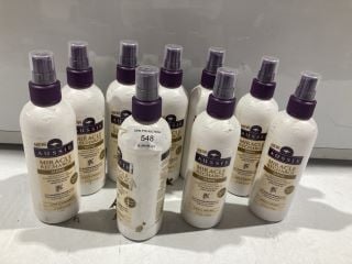 BOX OF AUSSIE MIRACLE RECHARGE SHINE LIGHTWEIGHT CONDITIONING SPRAY