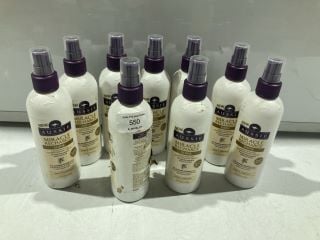 BOX OF AUSSIE MIRACLE RECHARGE SHINE LIGHTWEIGHT CONDITIONING SPRAY