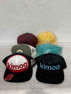 BOX OF ASSORTED ITEMS TO INCLUDE KIMBOA SNAP BACK CAP