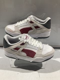 2 X PAIRS OF TRAINERS INCLUDED PUMA SLIPSTREAM WHITE/RED SIZE 9