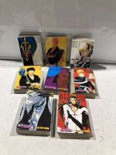 BOX OF BLEACH BOOKS TO INCLUDE THE UNDEAD