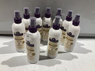 BOX OF AUSSIE MIRACLE RECHARGE SHINE LIGHTWEIGHT CONDITIONING SPRAY