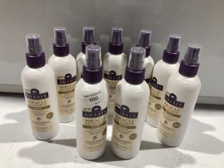 BOX OF AUSSIE MIRACLE RECHARGE SHINE LIGHTWEIGHT CONDITIONING SPRAY