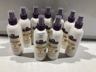 BOX OF AUSSIE MIRACLE RECHARGE SHINE LIGHTWEIGHT CONDITIONING SPRAY