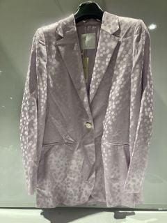 1 X  MNG LADIES PURPLE BLAZER SIZE S