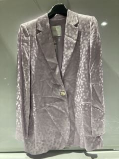 1 X MNG LADIES PURPLE BLAZER JACKET SIZE S