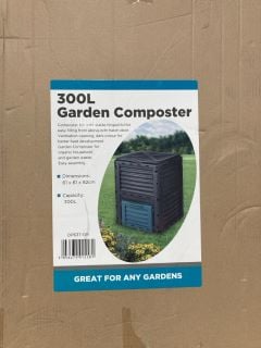 1 X 300L GARDEN COMPOSTER