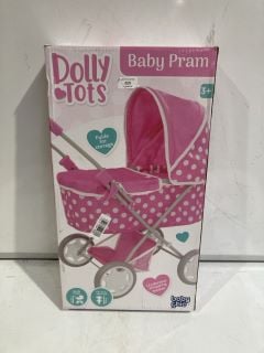 1 X KIDS DOLLY TOTS BABY PRAM