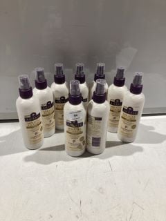 BOX OF AUSSIE MIRACLE RECHARGE SHINE LIGHTWEIGHT CONDITIONING SPRAY