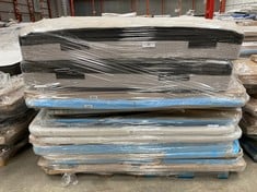 PALLET ASSORTMENT OF SOMMIER, BASES AND TWO MATTRESSES INCLUDING MATTRESS MATNATURE ZEROBAT UNSPECIFIED SIZE (MAY BE BROKEN, DIRTY OR INCOMPLETE).