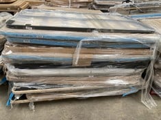 PALLET INCLUDING A VARIETY OF BED BASES, UPHOLSTERED BASES AND HEADBOARDS (MAY BE BROKEN OR INCOMPLETE).