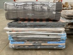 PALLET VARIETY OF BED BASES CANAPÉS AND UPHOLSTERED BASES INCLUDING MATTRESS MAT NATURE (MAY BE DIRTY, BROKEN OR INCOMPLETE).