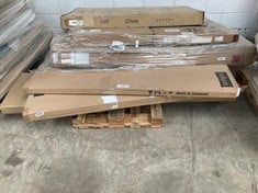 PALLET OF ASSORTED FURNITURE INCLUDING FORES EXTENDABLE DINING TABLE (MAY BE BROKEN OR INCOMPLETE).