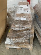 PALLET OF ASSORTED FURNITURE INCLUDING PITARCH SHELVING (MAY BE BROKEN OR INCOMPLETE).