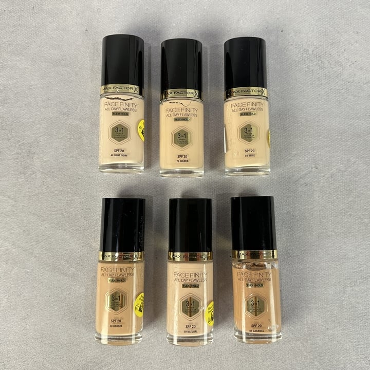 Max Factor X Face Finity 3 In 1 Primer Concealer Foundation In Various Colours 6x Units  (VAT ONLY PAYABLE ON BUYERS PREMIUM) (BAAP11)