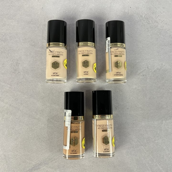 Max Factor X Face Finity 3 In 1 Primer Concealer Foundation In Various Colours 5x Units  (VAT ONLY PAYABLE ON BUYERS PREMIUM) (BAAP12)