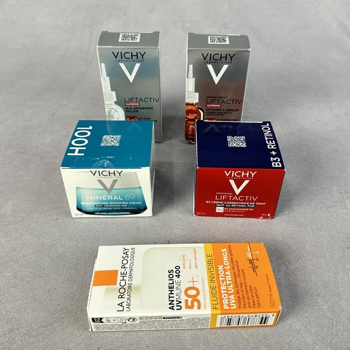 VICHY Products x4 Including Liftactiv B3 Tone Correcting Cream AndLa Roche-Posey Anthelios UVMUNE 400 (VAT ONLY PAYABLE ON BUYERS PREMIUM) (BAAP150)