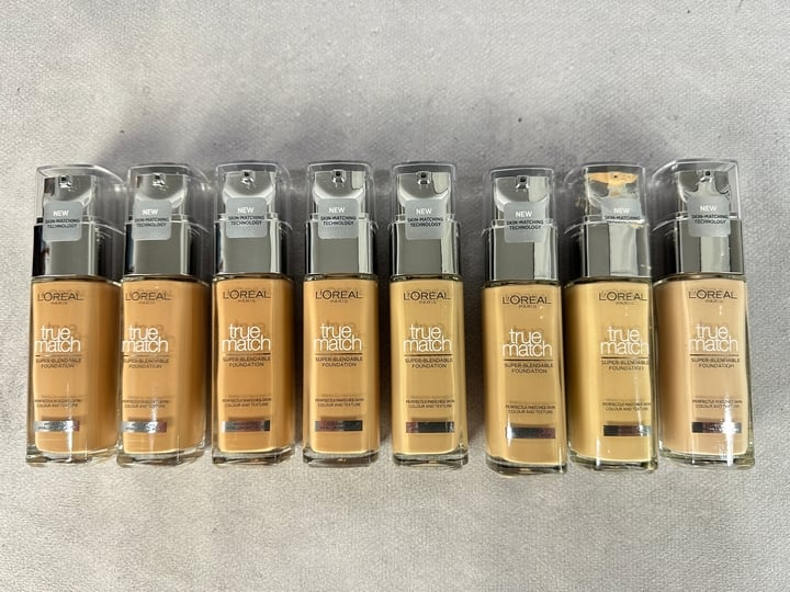 L'OREAL True Match Foundation Various Colours 8x Units (VAT ONLY PAYABLE ON BUYERS PREMIUM) (MPSS03022435)