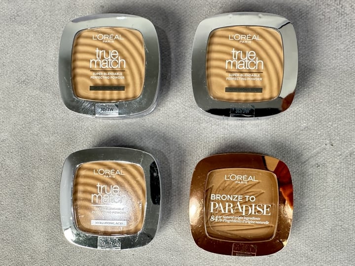 L'OREAL True Match & Bronze To paradise Powder Various Colours 4x Units (VAT ONLY PAYABLE ON BUYERS PREMIUM) (MPSS03022435)