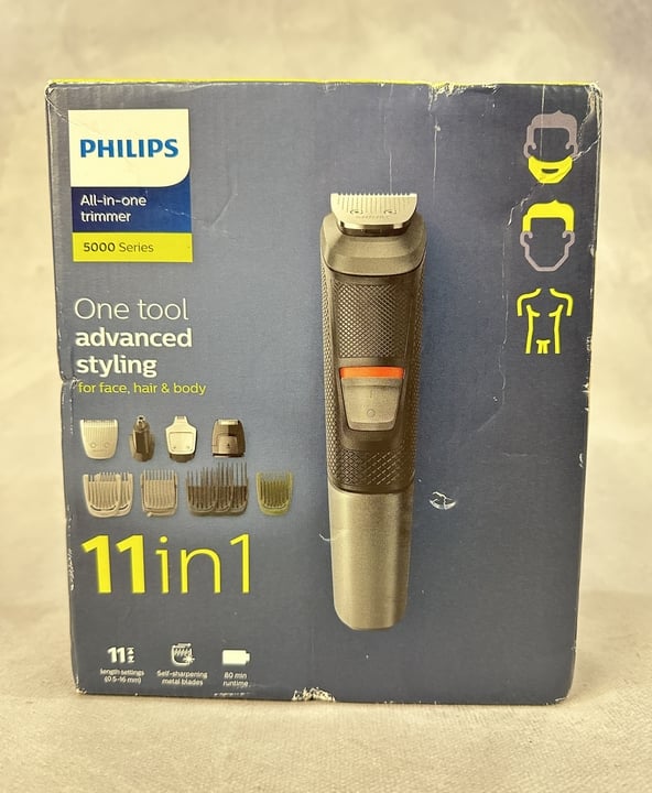 Philips All-In-One Trimmer 5000 Series Boxed Sealed (VAT ONLY PAYABLE ON BUYERS PREMIUM) (MPSE54065393)