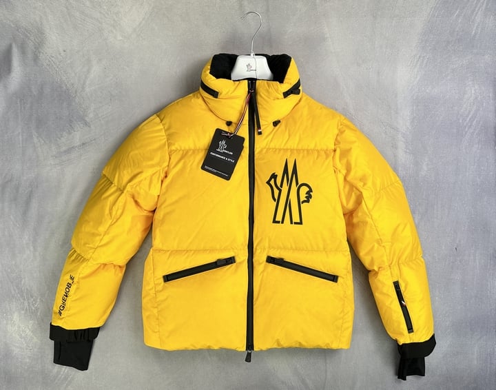 Moncler Grenoble Verdons Down Nylon Jacket With Tags And Hanger  - Size 3