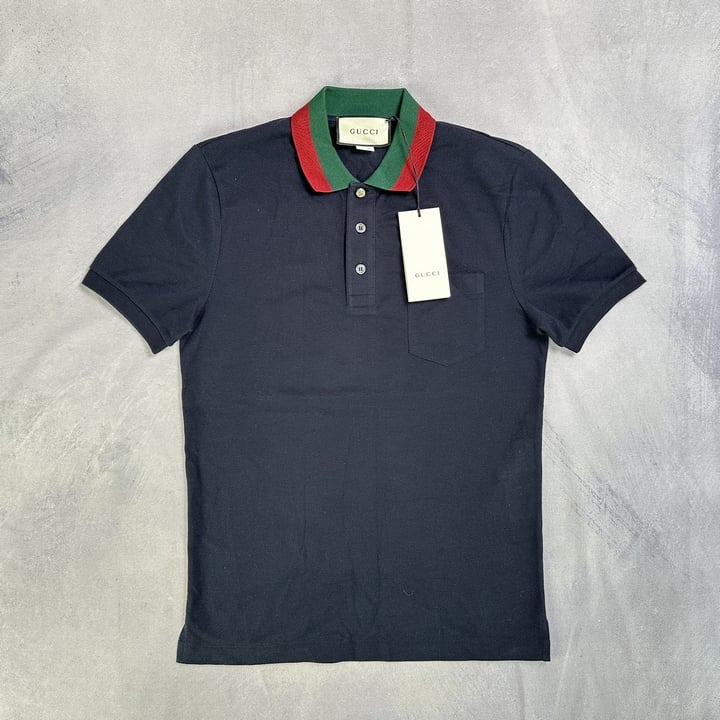 Gucci GR Polo Shirt With Tags - Size S (VAT ONLY PAYABLE ON BUYERS PREMIUM)