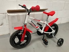 2 X SCH BICI RUNNER, CHILDREN'S BIKE RED AND WHITE 12" (P.V.P 112'35€).