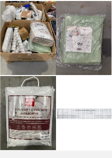 PALLET OF A VARIETY OF HOUSEHOLD ITEMS INCLUDING PIKOLIN MATTRESS PROTECTOR 150CM .