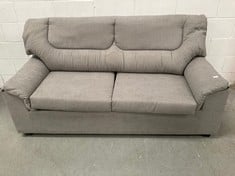 SOFA VALDINI GREY FABRIC TWO SEATER (DIRTY) .