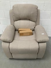 ASTAN HOGAR RELAX ARMCHAIR WITH SELF-HELP FUNCTION (LIFTS PEOPLE), ELECTRIC RECLINING, MASSAGE AND THERMOTHERAPY, MODEL RAMÓN AH-AR30920AR, SAND (P.V.P 389€).