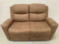 DUEHOME : 2 SEATER RECLINING ARMCHAIR, RELAX ARMCHAIR, ICE MODEL, FINISHED IN MARENGO FABRIC, MEASURES: 155 CM (WIDTH) X 103 CM (HEIGHT) X 93 CM (DEPTH) (P.V.P 449,90€) .