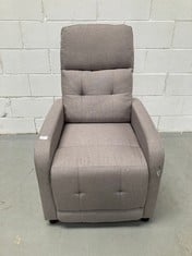 ASTAN HOGAR RELAX ARMCHAIR WITH MANUAL RECLINING, UPHOLSTERED IN FABRIC, MODEL YUM AH-AR31000TP, TAUPE (DAMAGED) (P.V.P 169€).