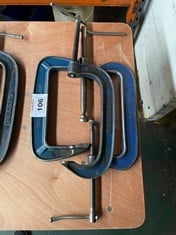 Set of 3 Various G-Clamps