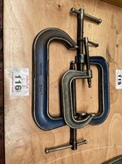 3 Various Size G-Clamps