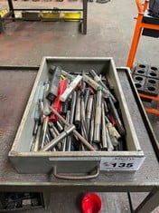 Tote Pan of Various Size Reamers