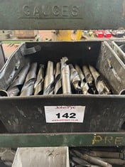 Tote Pan of Various Size HSS Drills