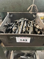 Tote Pan of Various Size HSS Drills