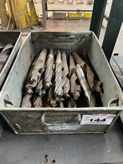 Tote Pan of Various Size HSS Drills