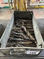 Tote Pan of Various Size HSS Drills