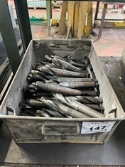 Tote Pan of Various Size HSS Drills