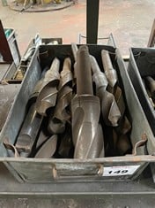 Tote Pan of Various Size HSS Drills