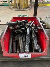 Tote Pan of Various Size HSS Drills