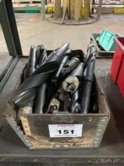 Tote Pan of Various Size HSS Drills