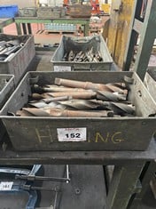 Tote Pan of Various Size HSS Drills