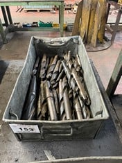 Tote Pan of Various Size HSS Drills