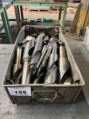 Tote Pan of Various Size HSS Drills