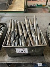 Tote Pan of Various Size HSS Drills