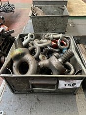 Tote Pan of Various Lifting Eyes and Shackles